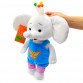 М'яка іграшка Слон Тося «Копиця» біле хутро штучне 32 см (00111-312)