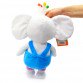 М'яка іграшка Слон Тося «Копиця» біле хутро штучне 32 см (00111-312)