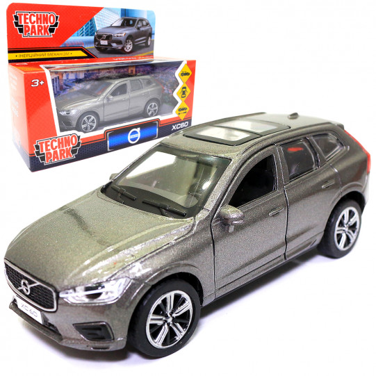 Машинка игровая Volvo XC60 «TechnoPark» джип Вольво металл серый 12*4*5 см (XC60-12-GY)