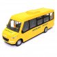 Машинка игровая Iveco «TechnoPark» Школьный автобус желтый металл 15*6*5 см (DAILY-15CHI-YE)