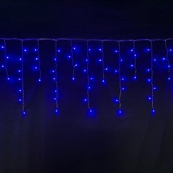 Гирлянда светодиодная бахрома Novogod'ko, 84 LED, синяя, 2,1*0,7 м, 8 реж., коннектор