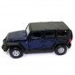 Машинка металлическая Jeep Wrangler Unlimited Rubicon «Bburago» Джип Вранглер синий 13*6*5 см (18-43012)