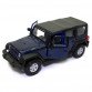 Машинка металлическая Jeep Wrangler Unlimited Rubicon «Bburago» Джип Вранглер синий 13*6*5 см (18-43012)