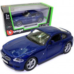 Машинка металлическая BMW Z4 M Coupe «Bburago» БМВ Купе синий 12*4*5 см (18-43007)