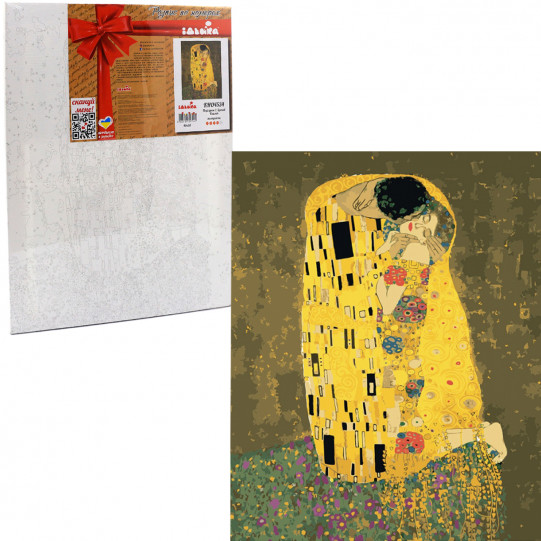 Картина по номерам Идейка «Аура поцелуя 2. Густав Климт» 40x50 см (КНО4534)