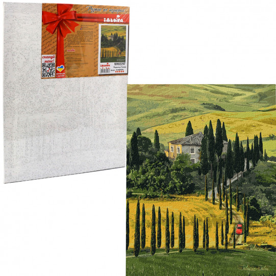 Картина по номерам Идейка "Путешествие в Тоскану" 50x40 см (КНО2297)