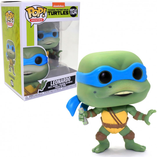 Ігрова фігурка Черепашки-Ніндзя Леонардо Funko Pop "Movies: TMNT 2" 9,6 см (56161)