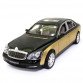 Машинка игровая Maybach 62S «АвтоЕксперт» Премиум Майбах металл черный с золотом свет звук 20*6*7 см (EL-1905)