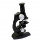 Игрушечный микроскоп c подсветкой черный 450Х  21*12*7 см (C2119)