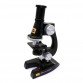 Игрушечный микроскоп c подсветкой черный 450Х  21*12*7 см (C2119)