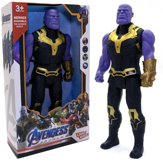 Игровая фигурка Танос Avengers Marvel Thanos игрушка Мстители музыка 30 см (201)