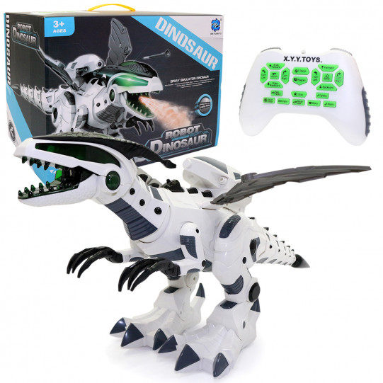 Іграшка інтерактивного робота динозавра на радіоуправління X.Y.Y.Toys прогулянки легкий звук 65*30*40 см (0878)