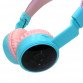 Бездротові навушники з вушками та рогом Unicorn KD80 Єдиноріг з підсвічуванням 17*21*7 см (bleu)