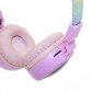 Бездротові навушники з вушками та рогом Unicorn KD80 Єдиноріг з підсвічуванням 17*21*7 см (purple)