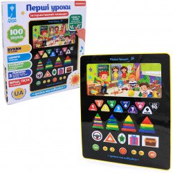 Интерактивный планшет Країна іграшок «Первые уроки» украинский язык 24*19*1 см (PL-720-07)