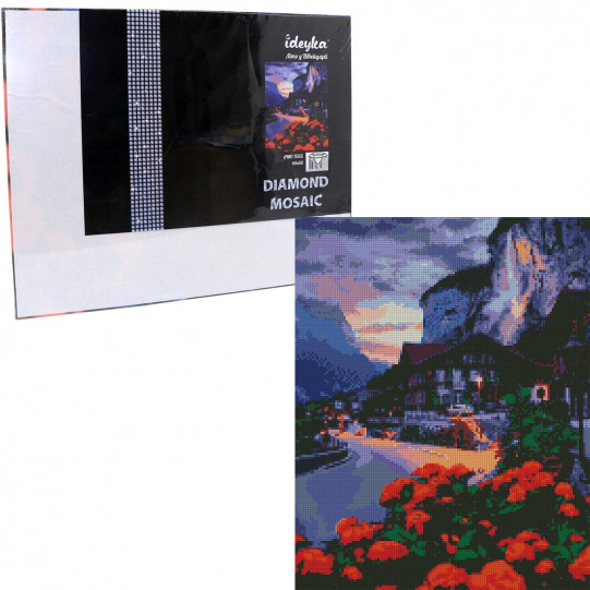Набор для творчества алмазная мозаика Идейка «Лето в Швейцарии» 40x50 см (АМО7055)