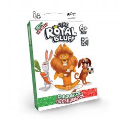 Настільна міні гра Вірю не вірю Danko Toys The Royal Bluff їстівне-ністівне 56 карток (RBL-02-01)