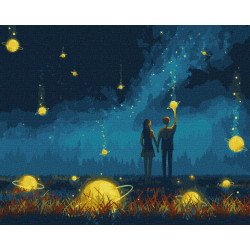 Картина по номерам Идейка «Вместе к звездам» 40x50 см (КНО5046)