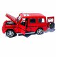 Іграшкова машина модель Мерседес Бенц (Mercedes-Benz) .Залізні іграшкові машинки Гелендваген (Гелік) від АвтоЕксперт червоний (LF-16127)