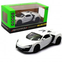 Машинка игровая автопром «Lykan Hypersport» Белая 14 (3213)