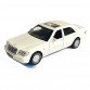 Игрушечная машинка металлическая Mercedes-Bens W140 (Мерседес-Бенц W140) «АвтоЕксперт», белая, батар., свет, звук, откр.двери, инерция, от 3 лет, 15*6*5 (LF-43189)