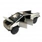 Іграшкова металева машинка Tesla Cybertruck  «Автопром» Тесла Кібертрак, світло, звук, відкр. двері, багажник, капот, срібна, 23*8*8 (Т7777)