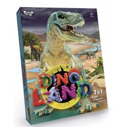 Креативна творчість "Dino land 7в1" Danko Toys укр (DL-01-01U)