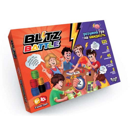 Настільна гра вікторина Blits Battle (укр.) Danko Toys (G-BIB-01-01U)
