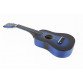 Игрушка детская гитара деревянная, струнная с медиатором, синяя 58 см (M 1369)