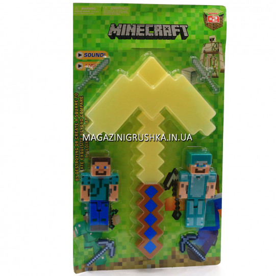 Набір фігурок «Minecraft» (Майнкрафт, 7 предметів), №4 27х3х45 см (JL 18334-2)