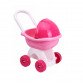 Детская коляска для куклы "Технок" розовая, 46х48х29 см (8256)