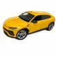 Игрушечная машинка металлическая Lamborghini Urus (Ламборгини Урус) Welly NEX, желтый, инерция, открываются двери, капот, 19*6,5*6,5см, 24094W