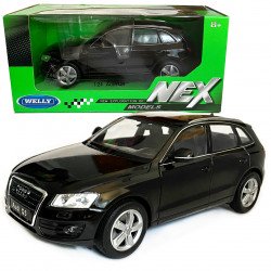 Іграшкова машинка металева Audi Q5  Welly NEX, чорна, нерція, відкр двері, капот, 20*7*9см, 22518W