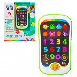 Детский развивающий телефон Первые знания Kids Hits Smart Phone, укр англ., KH03/002