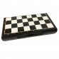 Настільна гра 2в1 Шахмати Шашки пластик, дошка метал 28*28 см. (9079)