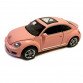 Машинка металева Volkswagen Beetle GSR «Автоексперт» Фольксваген жук, рожева, звук, світло, відкр. двері, багажник, капот, 15*6*5 см (90544/12012)