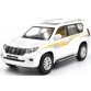 Іграшкова машинка металева Toyota Land Cruiser Prado Автопром Тойота джип 1:24, біла, 20*7*8 см, (68270)