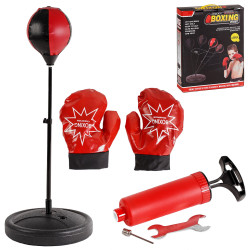 Детский набор для бокса (напольная груша на стойке 104см + боксерские перчатки). Альтернатива подвесному мешку (320-33)