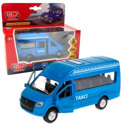 Машинка іграшкова Модель - Мікроавтобус Таксі синій TechnoPark 11,5 см. ( SB-18-19-B-WB(CIS))