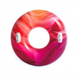 Круг надувной Intex Интекс, круг, розовый, 114 см, до 100 кг., с ручками (56267 NP)
