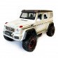 Машинка металлическая детская Mercedes G500 мерседес, белая, Автоэксперт, 1:24, свет, инерция, открываются двери, багажник, капот, 20*10*11см (GT-09002)