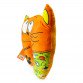 М'яка іграшка подушка-підголовник Кіт мандрівник, оранджевий, Копиця, 32*36*8 см, (00295-990)