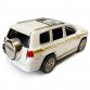 Машинка металлическая детская Toyota Land Cruiser Prado CZ10, тойота прадо, белая, Автоэксперт, 1:32, звук, свет, инерция, открываются двери багажник капот, 16*5*6см. (GT-06320)