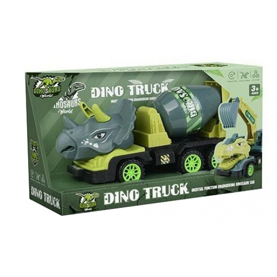 Инерционная машина Дино-транспорт бетономешалка “Dino Truck” (998А-3)