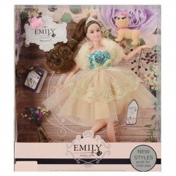 Кукла Emily 30 см с питомцем и аксессуарами (QJ079C)