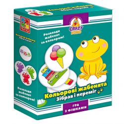 Настольная развлекательная игра "Vladi Toys" Кольорові жабенята Crazy Koko (VT8025-06)