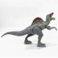 Игрушечный динозавр серый, пластик, звук, подсветка, подвижные конечности, 13*38*18см (NY082-A)