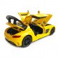 Іграшкова машинка металева Mercedes-AMG GT Black Series АвтоЕксперт, жовта, звук, світло,  інерція, відкр. двері, капот, багажник, 15*6*5 см (87036)