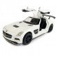 Іграшкова машинка металева Mercedes-AMG GT Black Series АвтоЕксперт, біла, звук, світло,  інерція, відкр. двері, капот, багажник, 15*6*5 см (87036)