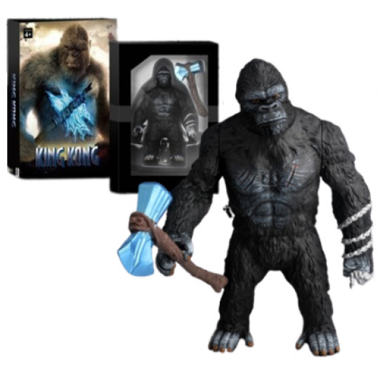 Игровая фигурка Кинг Конг Остров черепа, King Kong с подвижными суставами игрушка 31 см (9898-12)